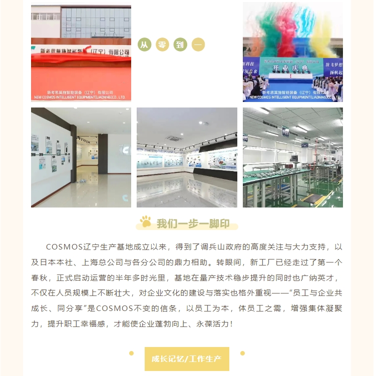 COSMOS遼寧新工廠成長紀錄篇(圖3)